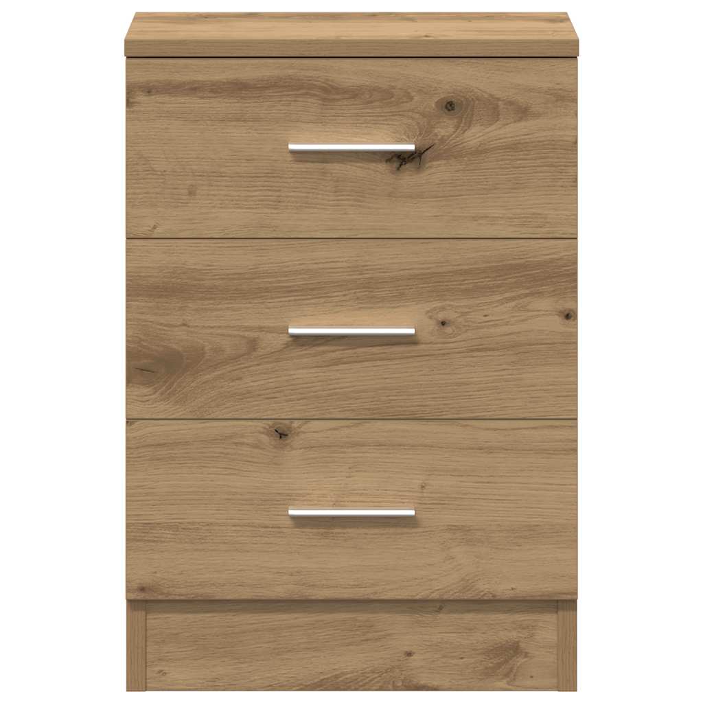vidaXL Nachttisch Artisan-Eiche 38x35x55 cm Holzwerkstoff