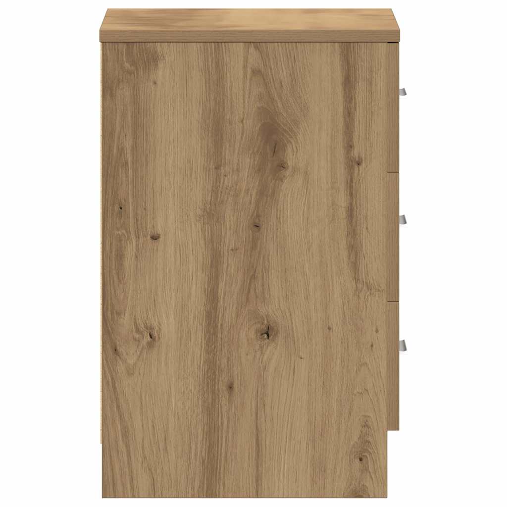 vidaXL Nachttisch Artisan-Eiche 38x35x55 cm Holzwerkstoff