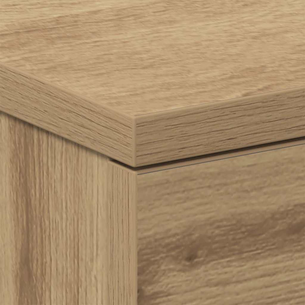 vidaXL Nachttisch Artisan-Eiche 38x35x55 cm Holzwerkstoff