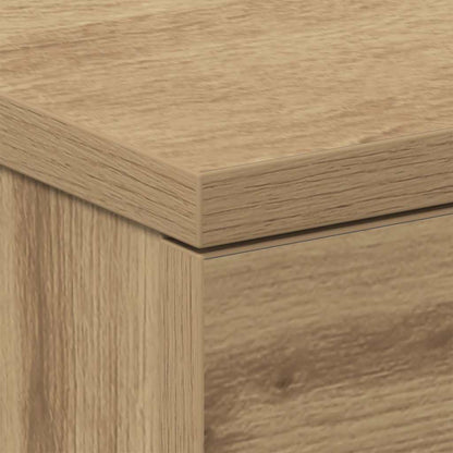 vidaXL Nachttisch Artisan-Eiche 38x35x55 cm Holzwerkstoff