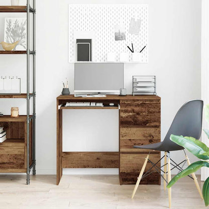 vidaXL Bureau aspect bois de récupération 90x45x76 cm Bois d'ingénierie