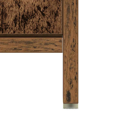 vidaXL Waschbeckenunterschrank Altholz-Optik 60x33x60 cm Holzwerkstoff