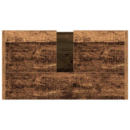 vidaXL Waschbeckenunterschrank Altholz-Optik 60x33x60 cm Holzwerkstoff