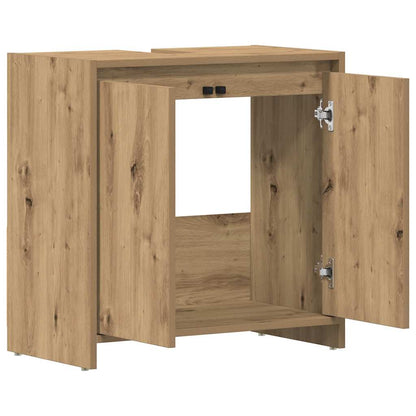 Meuble sous-lavabo chêne artisan 60x33x60 cm vidaXL