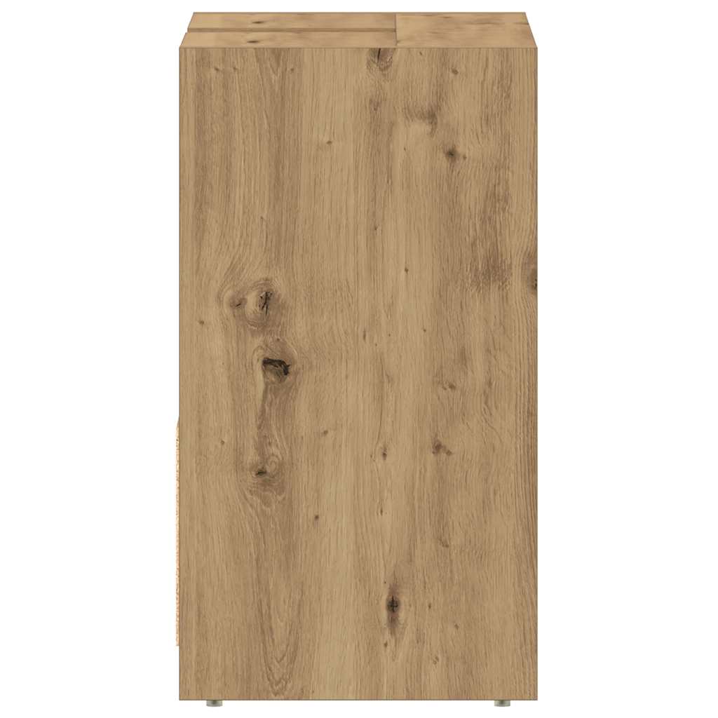 Meuble sous-lavabo chêne artisan 60x33x60 cm vidaXL