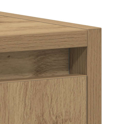 Meuble sous-lavabo chêne artisan 60x33x60 cm vidaXL