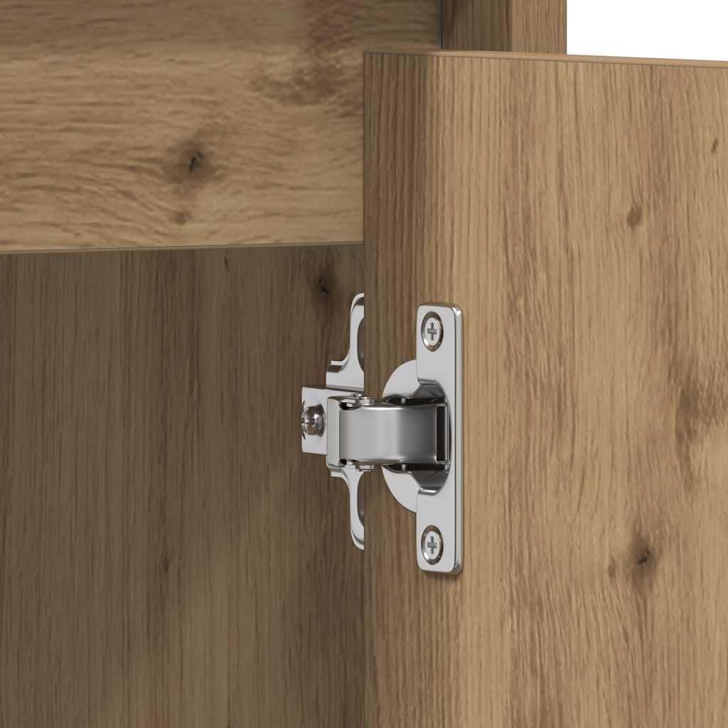 Meuble sous-lavabo chêne artisan 60x33x60 cm vidaXL