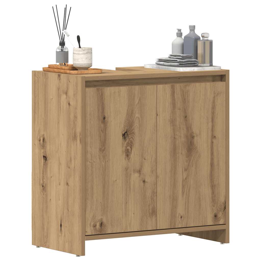 Meuble sous-lavabo chêne artisan 60x33x60 cm vidaXL