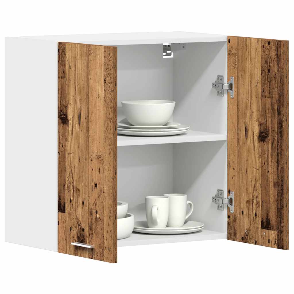 vidaXL Meuble haut de cuisine Lyon aspect bois de récupération 60x31x60 cm bois d'ingénierie