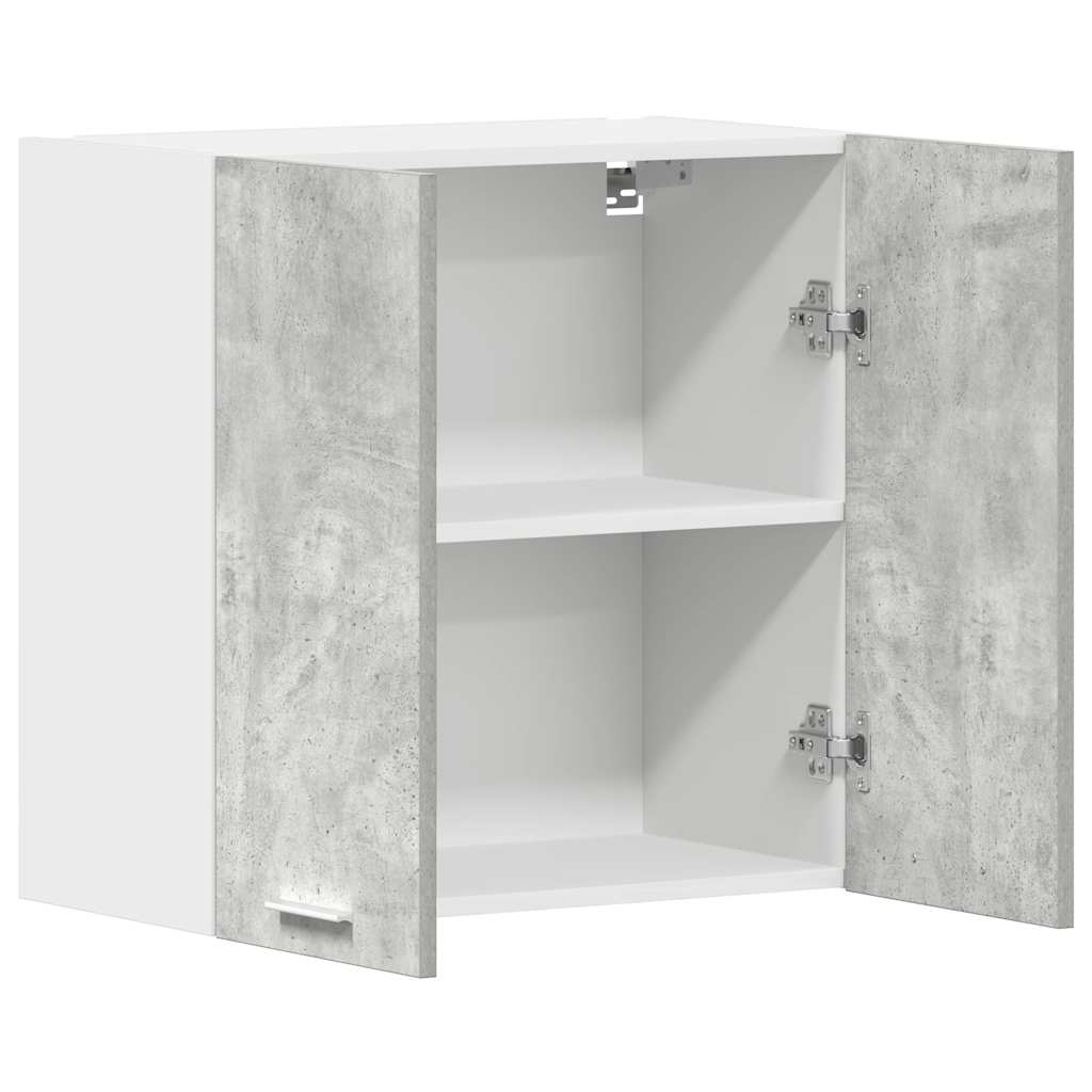 vidaXL Meuble haut de cuisine gris béton 60x31x60 cm bois d'ingénierie