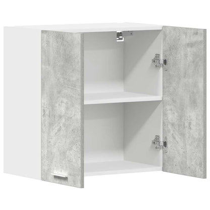 vidaXL Meuble haut de cuisine gris béton 60x31x60 cm bois d'ingénierie