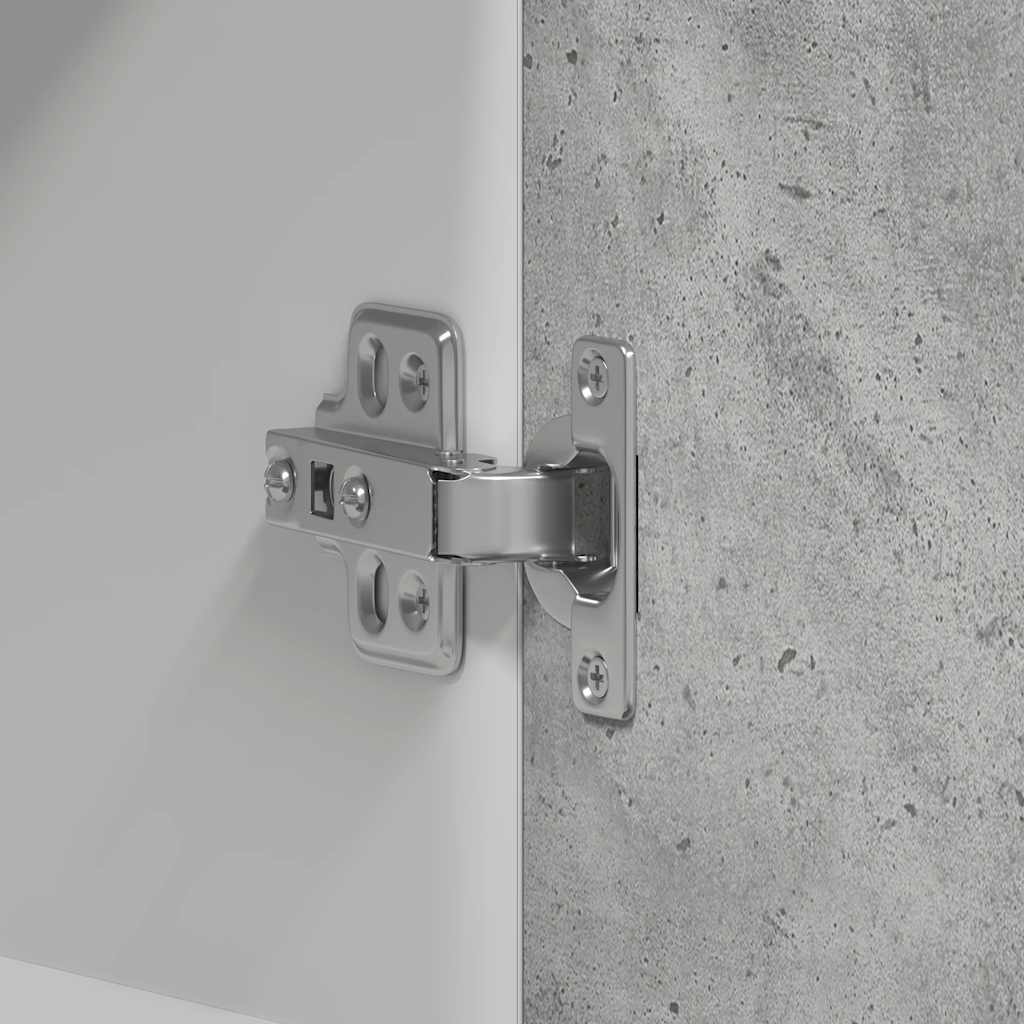 vidaXL Meuble haut de cuisine gris béton 60x31x60 cm bois d'ingénierie