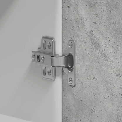 vidaXL Meuble haut de cuisine gris béton 60x31x60 cm bois d'ingénierie