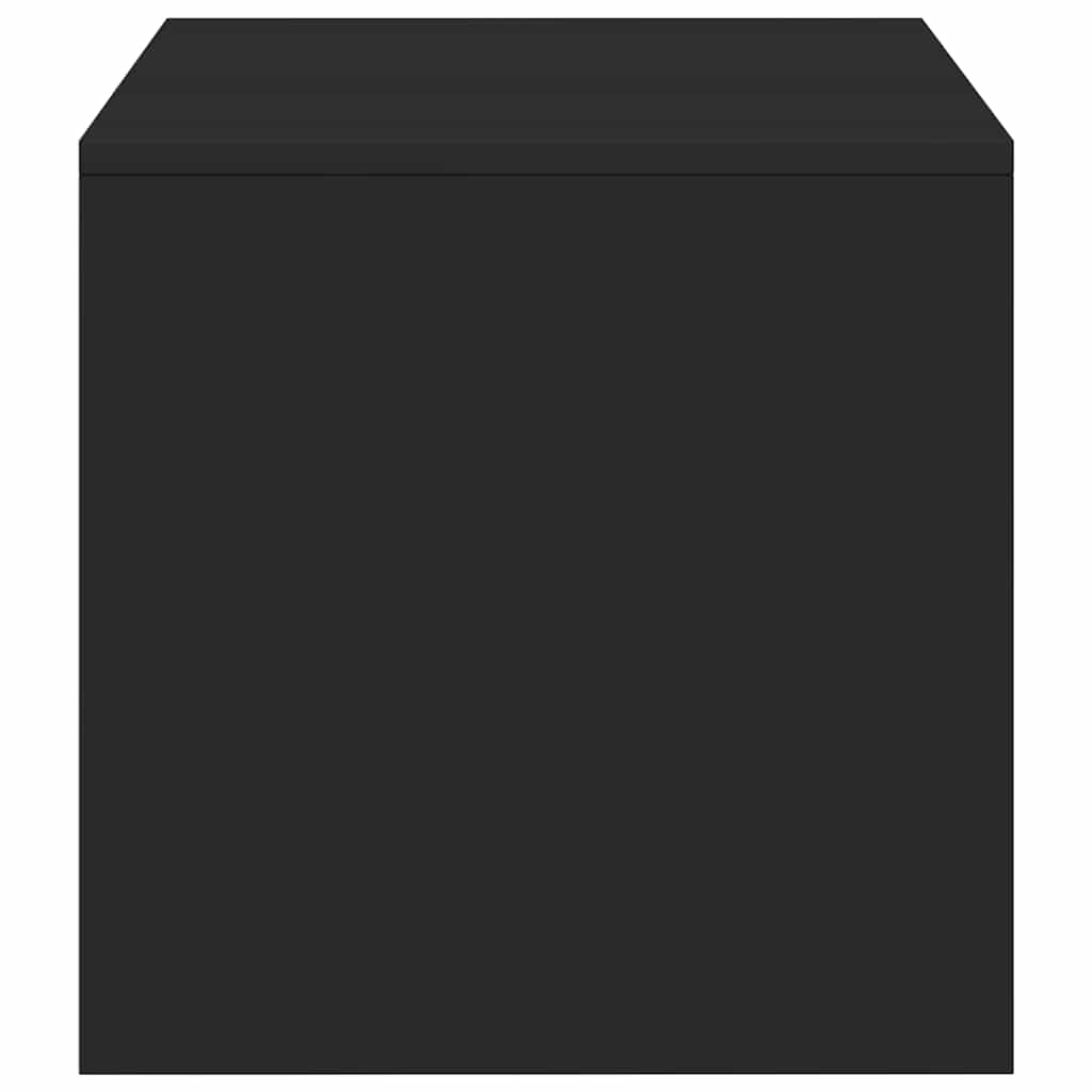vidaXL Meuble TV Noir 100x40x40 cm Bois d'ingénierie