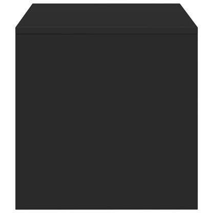vidaXL Meuble TV Noir 100x40x40 cm Bois d'ingénierie