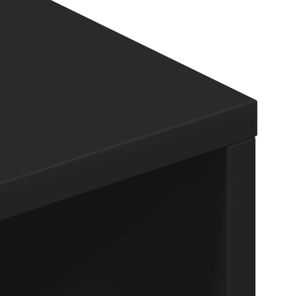 vidaXL Meuble TV Noir 100x40x40 cm Bois d'ingénierie