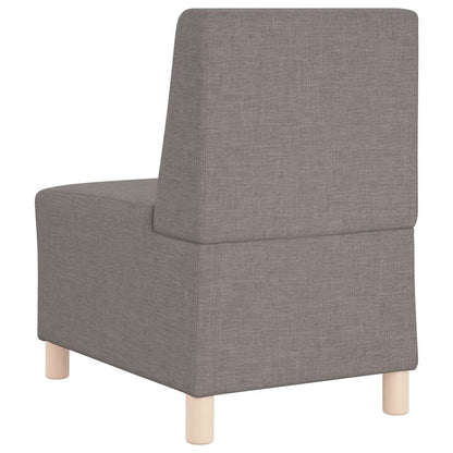 Modulares Sofa ohne Armlehnen Beige 55 cm Stoff