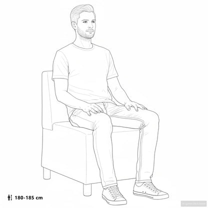 Modulares Sofa ohne Armlehnen Hellgrau 55 cm Samt