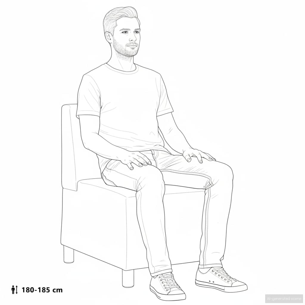 Modulares Sofa ohne Armlehnen Dunkelgrau 55 cm Samt