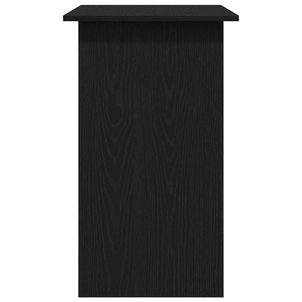 vidaXL Bureau noir aspect chêne 80x45x74 cm Bois d'ingénierie