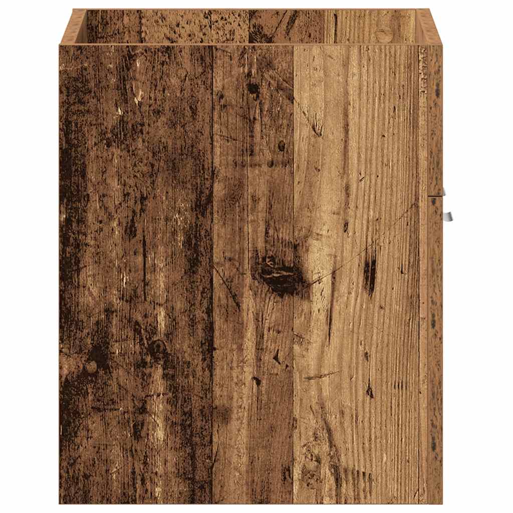 Meuble sous-vasque vidaXL aspect bois de récupération 60x38,5x46 cm