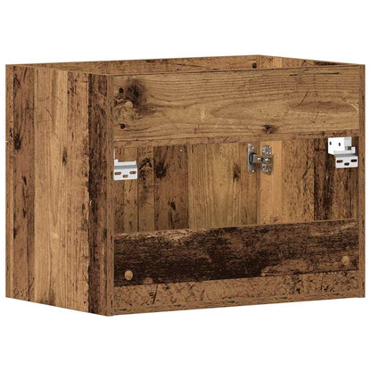 Meuble sous-vasque vidaXL aspect bois de récupération 60x38,5x46 cm