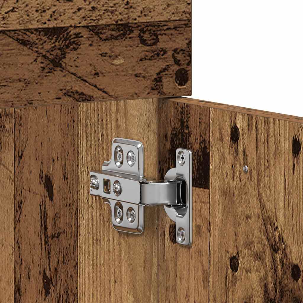 Meuble sous-vasque vidaXL aspect bois de récupération 60x38,5x46 cm
