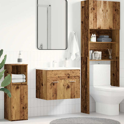 Meuble sous-vasque vidaXL aspect bois de récupération 60x38,5x46 cm