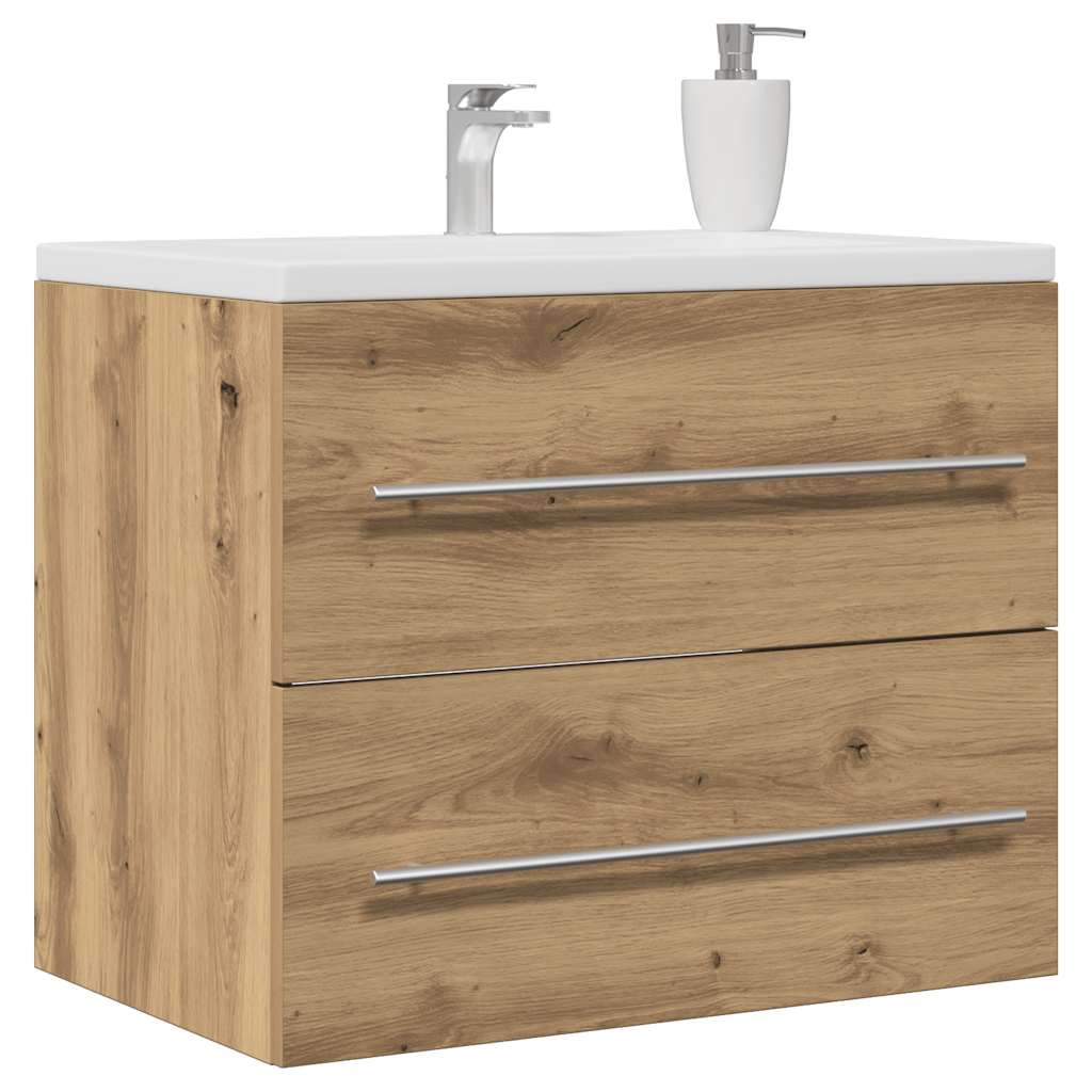 Meuble bas de lavabo chêne artisan 60x38,5x48 cm vidaXL