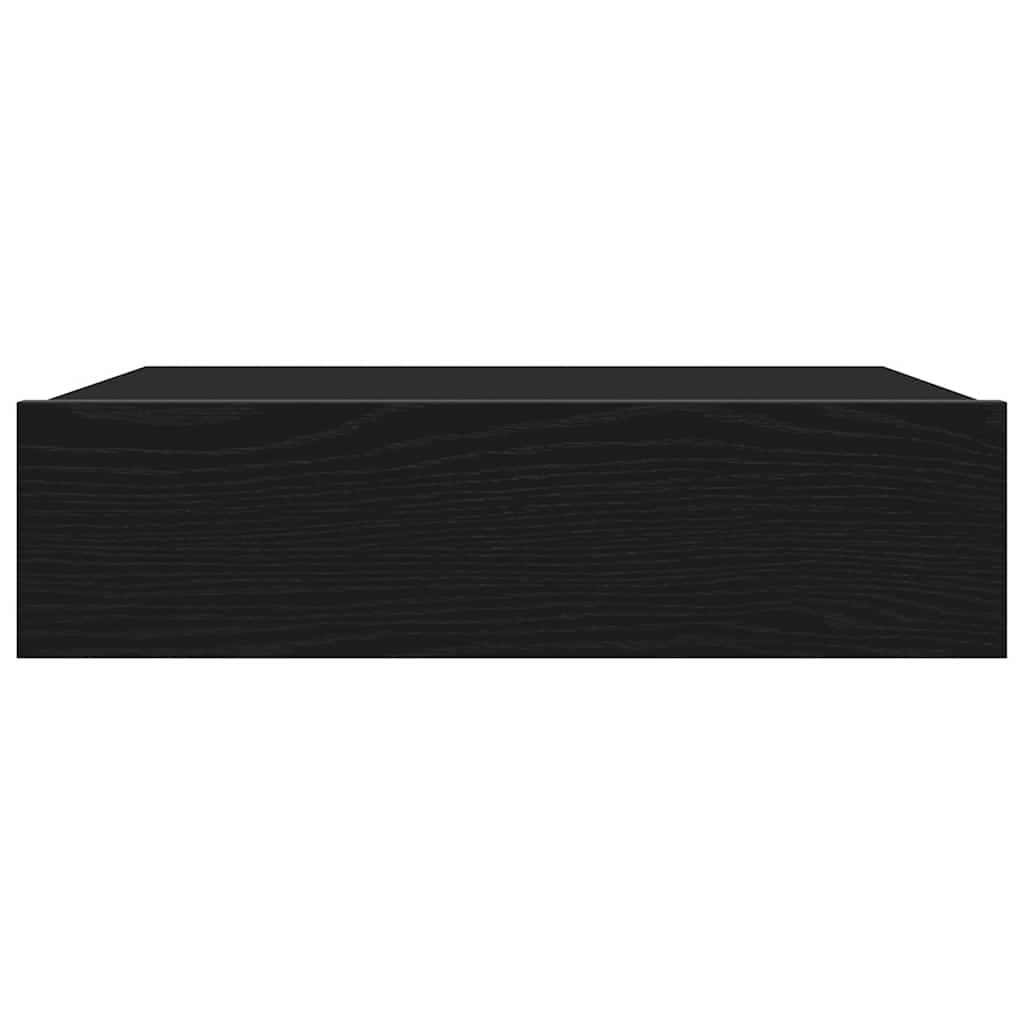 vidaXL Meubles TV avec lumières LED 2 pcs Chêne Noir 60x35x15,5 cm