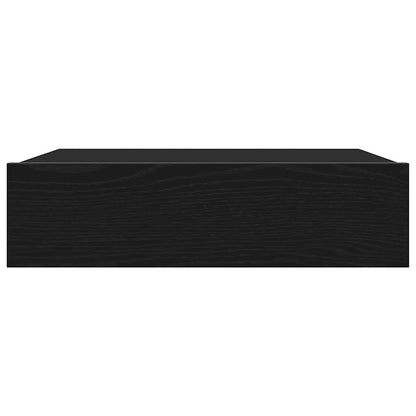 vidaXL Meubles TV avec lumières LED 2 pcs Chêne Noir 60x35x15,5 cm