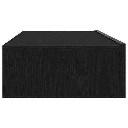 vidaXL Meubles TV avec lumières LED 2 pcs Chêne Noir 60x35x15,5 cm