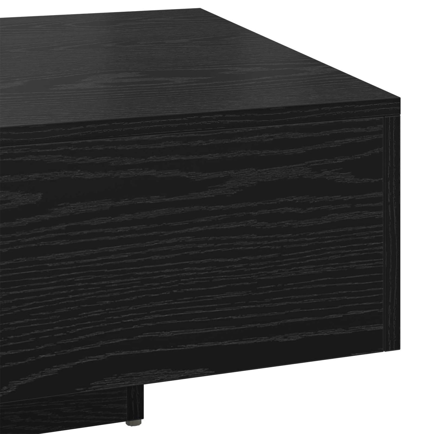 vidaXL Table Basse Noir Effet Chêne 85 x 55 x 31 cm