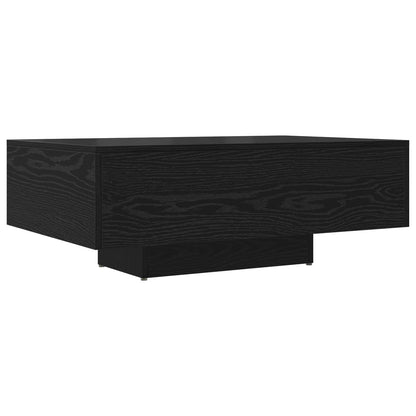 vidaXL Table Basse Noir Effet Chêne 85 x 55 x 31 cm