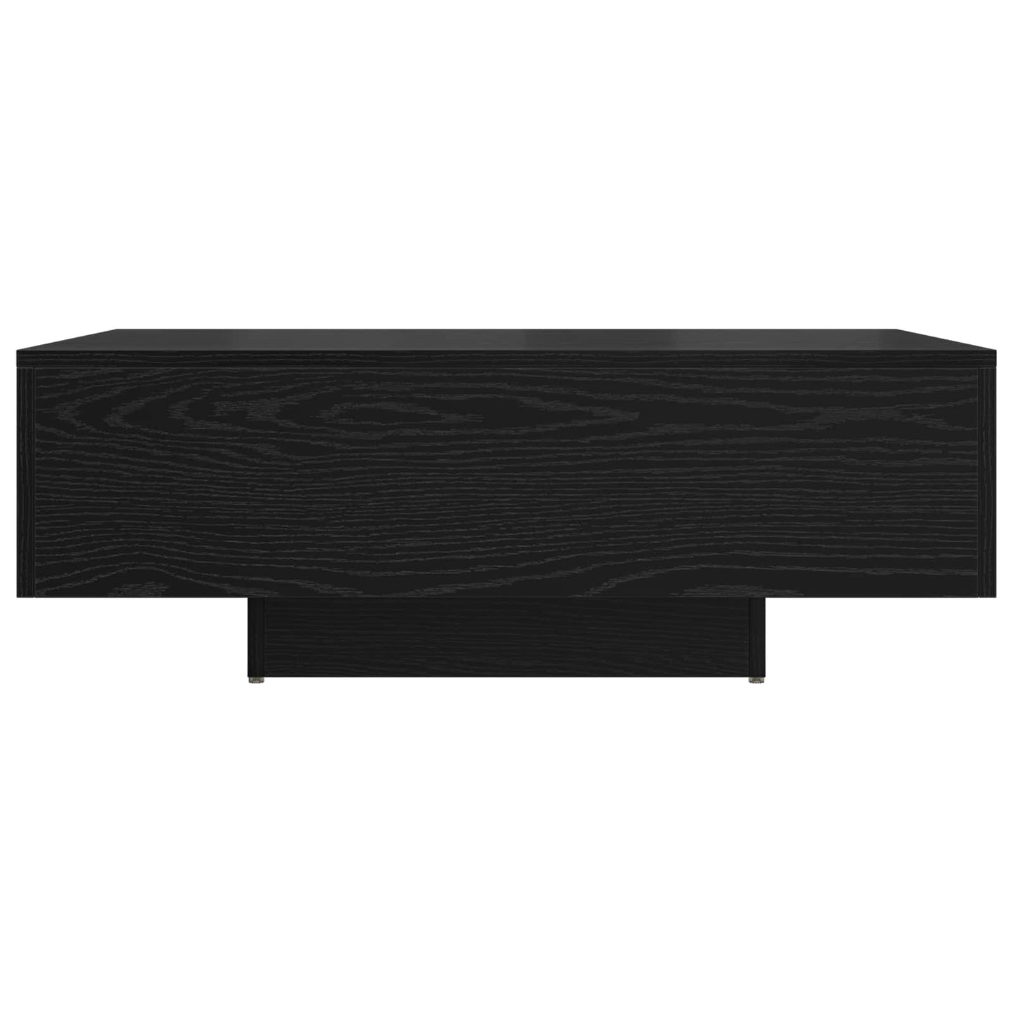 vidaXL Table Basse Noir Effet Chêne 85 x 55 x 31 cm
