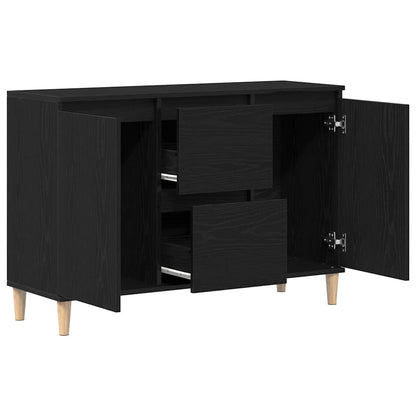 Sideboard mit Schubladen Schwarz 102 x 35 x 60 cm Holzwerkstoff