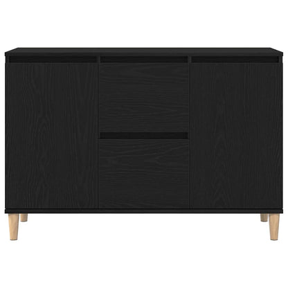 Sideboard mit Schubladen Schwarz 102 x 35 x 60 cm Holzwerkstoff