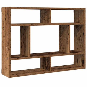 vidaXL Wandregal Altholz-Optik 75x16x55 cm Holzwerkstoff