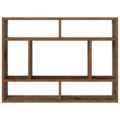 vidaXL Wandregal Altholz-Optik 75x16x55 cm Holzwerkstoff