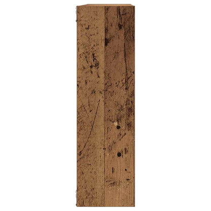 vidaXL Wandregal Altholz-Optik 75x16x55 cm Holzwerkstoff