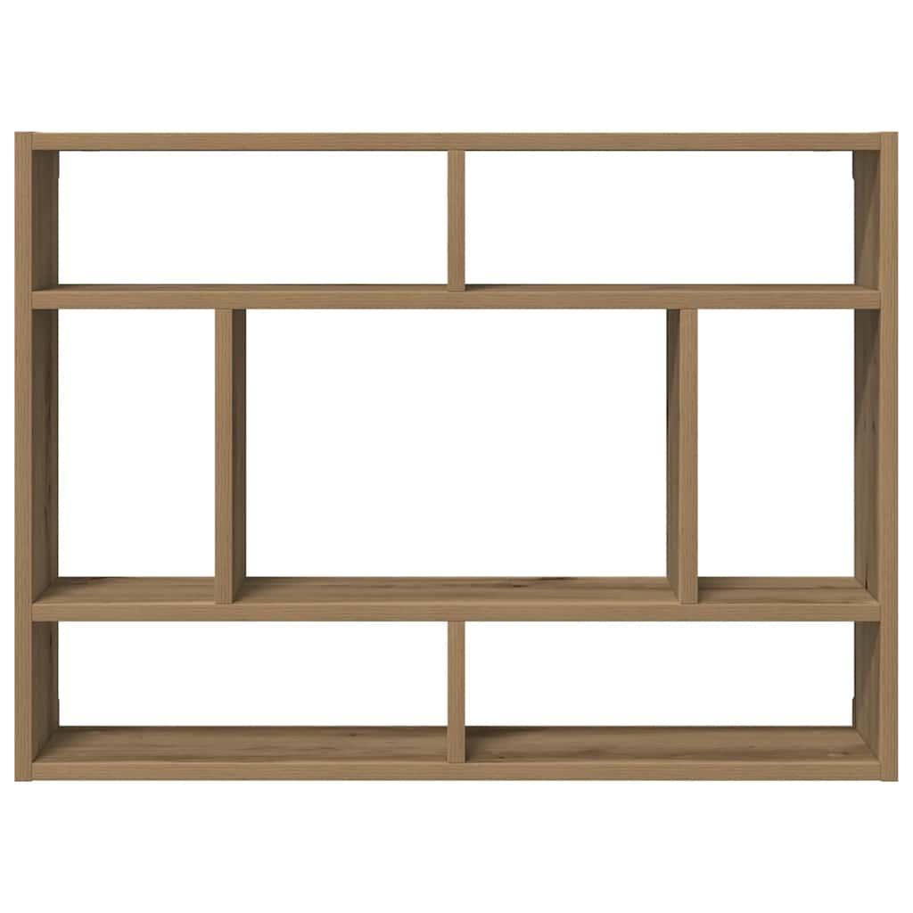 Wandregal Artisan-Eiche 75x16x55 cm Holzwerkstoff