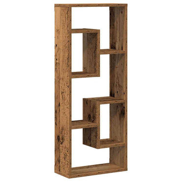 vidaXL Wandregal Altholz-Optik 36x16x90 cm Holzwerkstoff