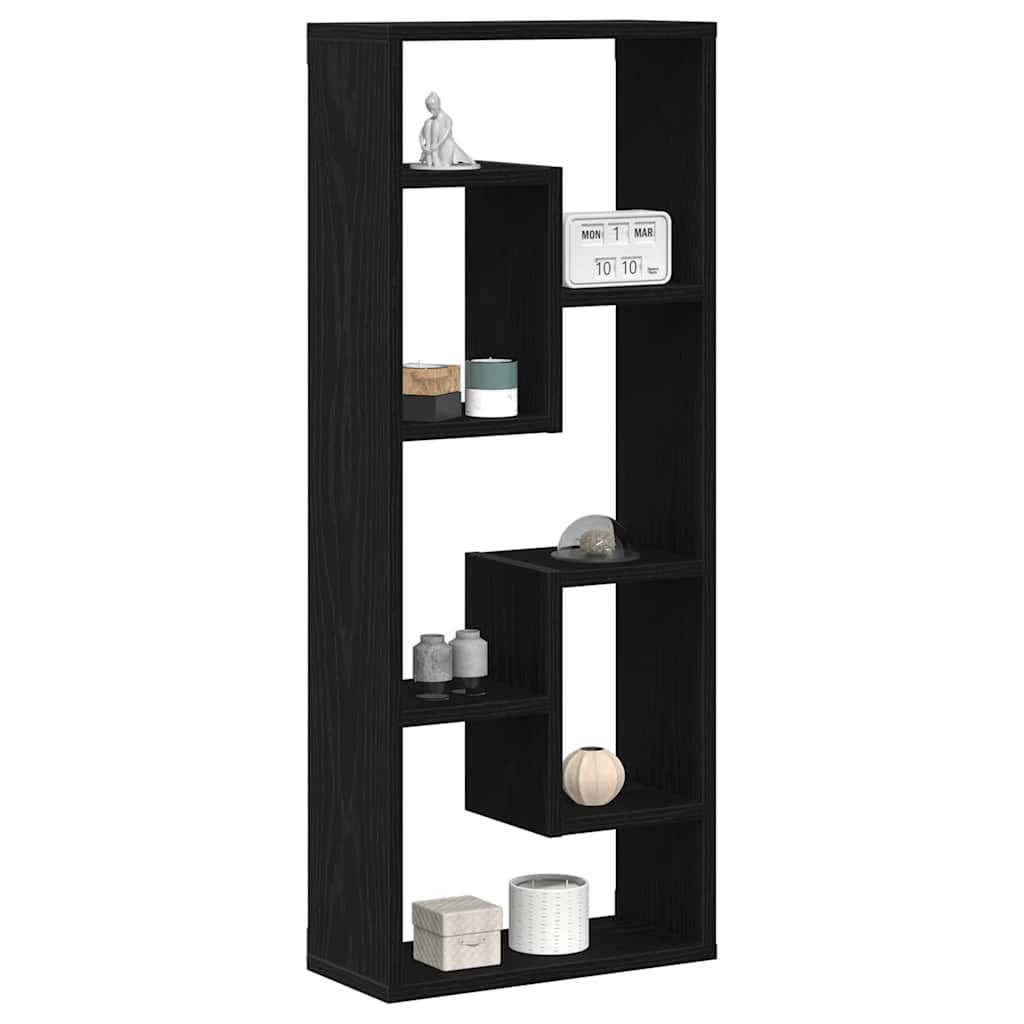 vidaXL Étagère murale Chêne noir 36 x 16 x 90 cm Bois d'ingénierie