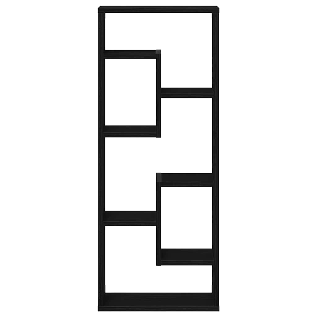 vidaXL Étagère murale Chêne noir 36 x 16 x 90 cm Bois d'ingénierie