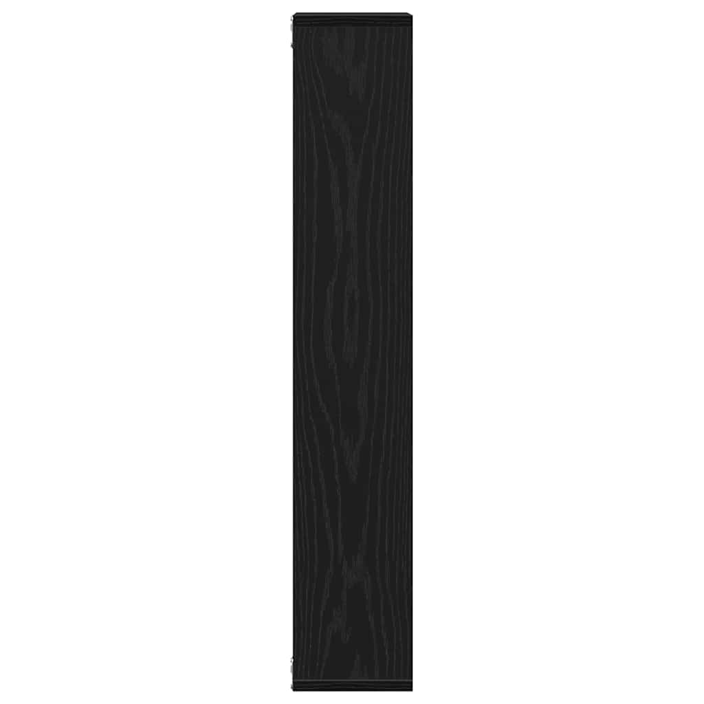 vidaXL Étagère murale Chêne noir 36 x 16 x 90 cm Bois d'ingénierie
