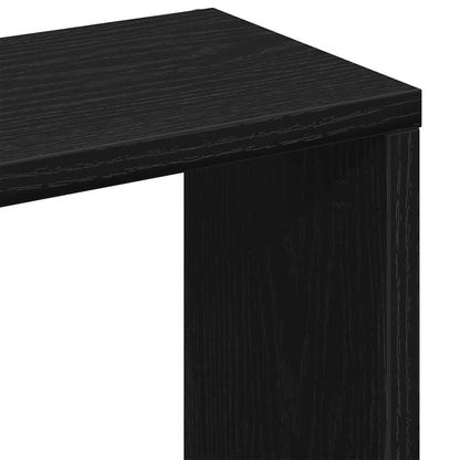 vidaXL Étagère murale Chêne noir 36 x 16 x 90 cm Bois d'ingénierie