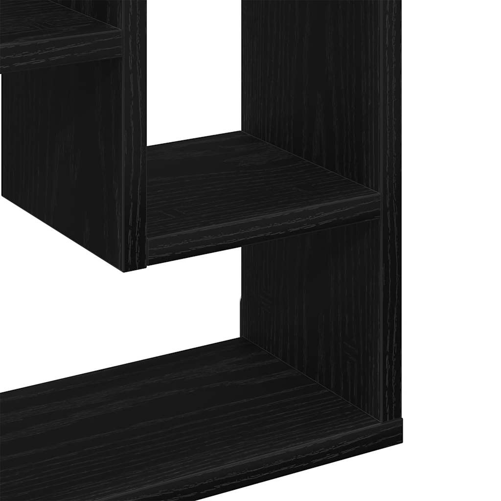 vidaXL Étagère murale Chêne noir 36 x 16 x 90 cm Bois d'ingénierie
