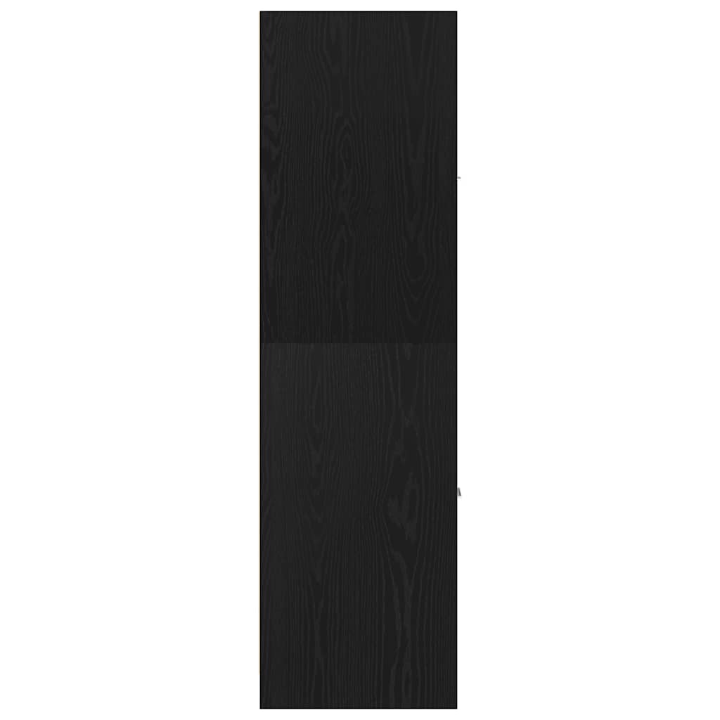 vidaXL Apothekerschrank Schwarze Eiche 30 x 41 x 144,5 cm Holzwerkstoff