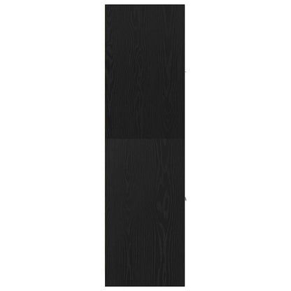 vidaXL Apothekerschrank Schwarze Eiche 30 x 41 x 144,5 cm Holzwerkstoff