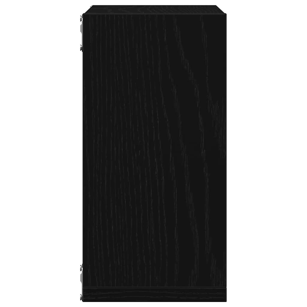 vidaXL Würfel-Wandregale 6 Stk. Schwarz Eichen-Optik 30x15x30 cm